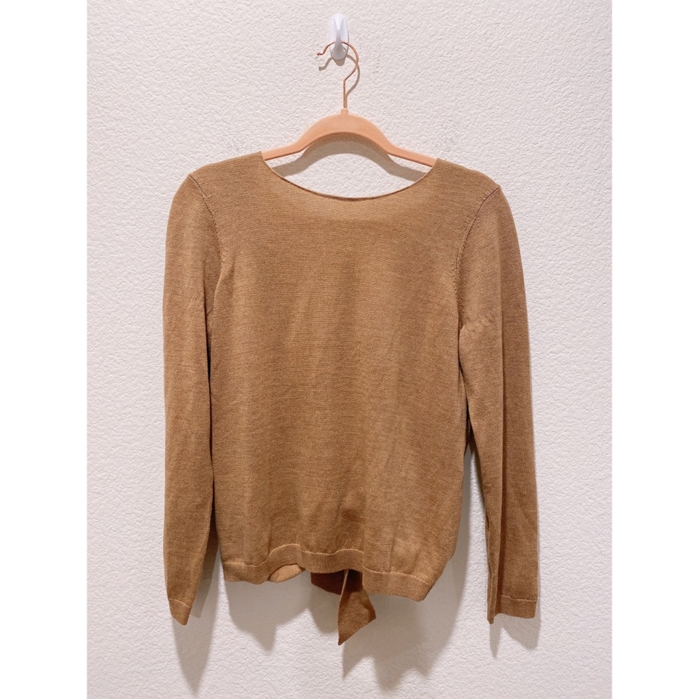 Sezane 100% wool Salome Jumper in camel - Picture 7 of 9